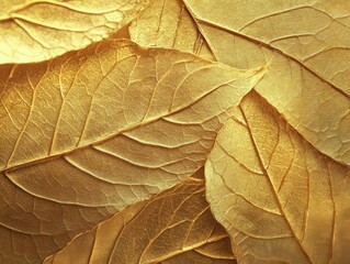 golden leaves texture for natural backgrounds