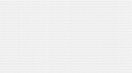 White brick wall texture for pattern background