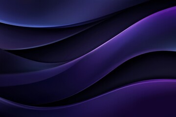 An abstract stock illustration with glowing blue wavy lines that illuminate a dark background.