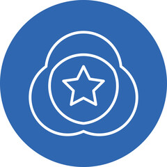 Company Logo line circle icon