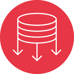 Feature Extraction line circle icon