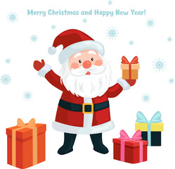 Santa Claus Holiday Illustration