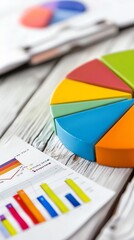 pie chart analyzing market potential per segment.