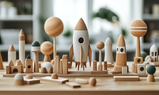 Creative innovations in business wooden toys & modern workspaces