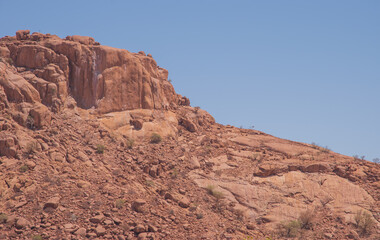 Namibia's stones - geological features of the desert.
