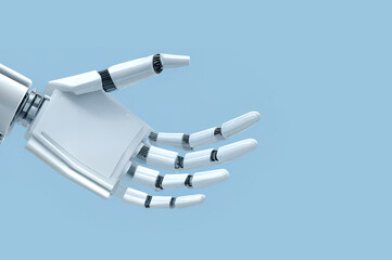 Futuristic Design of an Advanced Robotic Arm with AI Technology