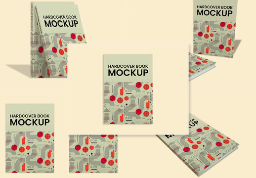 Hard Cover Book Mockup