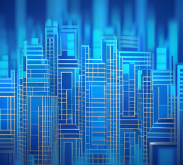 Blue tech lines universal background simple science and technology business line technology background.background vortex and use it as your wallpaper, posters and banners.Generative AI	