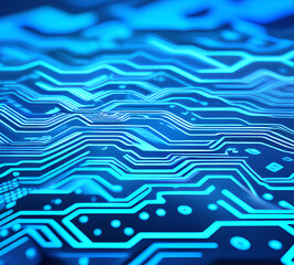 Blue tech lines universal background simple science and technology business line technology background.background vortex and use it as your wallpaper, posters and banners.Generative AI	