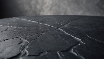 Obraz premium Dark Textured Stone Surface for Background Use.