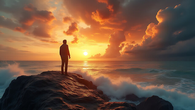 Embracing fear as a stepping stone to success motivates individuals to push beyond their limits in pursuit of personal growth._00002_