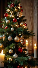 decorated christmas tree