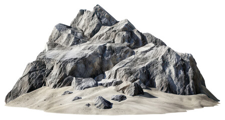 PNG Majestic rocky mountain landscape