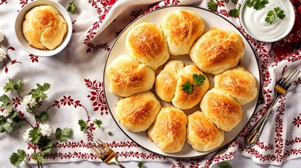 Fried Do’lma Shelpek Rolls with Lamb and Onion Filling (Tajik: Долма Шелпек)