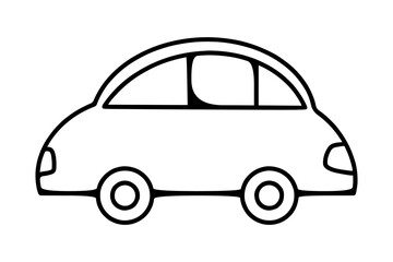 Car Icon. Car Outline in different Styles and Shapes.  - 55