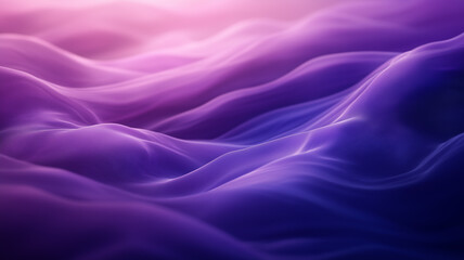 Obraz premium Abstract Purple and Pink Wavy Fabric Background. Concept of Smoothness, Flow, and Elegance.