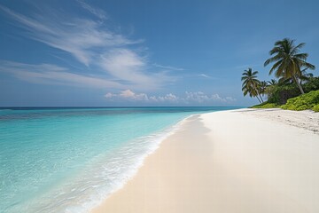 Fototapeta premium Idyllic Tropical Beach Scene