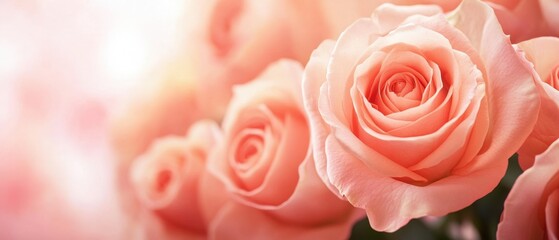 soft pink roses for romantic occasions and floral arrangements