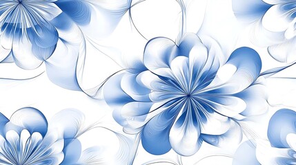 Serene Bloom,Whispers of Spring,Celestial Garden,Abstract Floral Design,Shimmering Petals