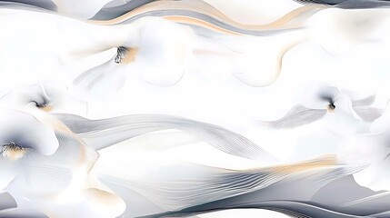 Serene Bloom,Whispers of Spring,Celestial Garden,Abstract Floral Design,Shimmering Petals