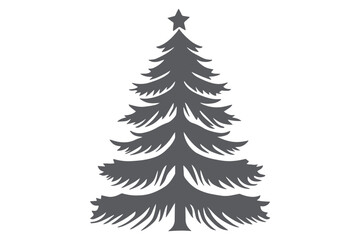 Cricut Christmas Tree Cut File Vector - Festive SVG Design for DIY Crafts