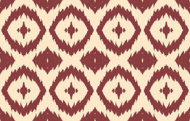 Geometric ethnic oriental ikat seamless pattern  color oriental. Aztec ornament print. Design for background ,curtain, carpet, wallpaper, clothing, wrapping, Batik, vector illustration.