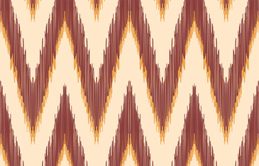 Geometric ethnic oriental ikat seamless pattern  color oriental. Aztec ornament print. Design for background ,curtain, carpet, wallpaper, clothing, wrapping, Batik, vector illustration.
