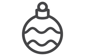 Christmas Clipart, Elegant Christmas Elements for Cricut and Silhouette, Festive Christmas Elements SVG Cut File