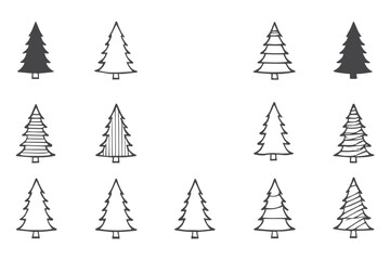 Fototapeta premium Cricut Christmas Tree Cut File Vector - Festive SVG Design for DIY Crafts