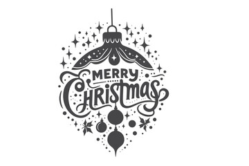 Christmas Clipart, Elegant Christmas Elements for Cricut and Silhouette, Festive Christmas Elements SVG Cut File