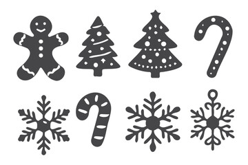 Cricut Christmas Element Cut File Vector