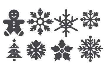 Cricut Christmas Element Cut File Vector