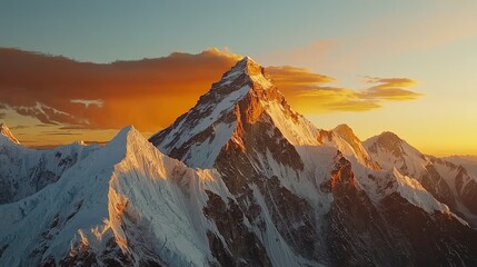 Explore the majestic mount everest sunrise himalayas nature photography snowy peaks aerial view breathtaking landscapes