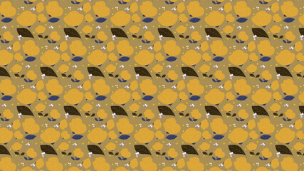 Background Abstract Floral Elements for Stylish Spaces.