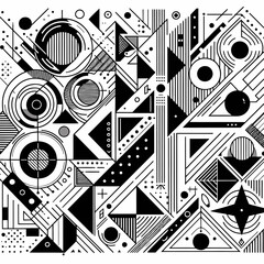 black and white pattern