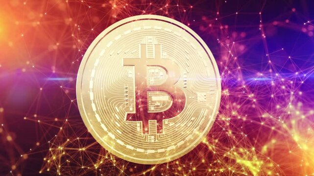 Bitcoin background concept