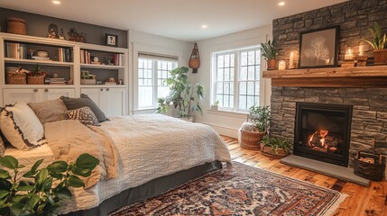 Renovating a room together as a Valentine's Day project, transforming it into their cozy sanctuary.


