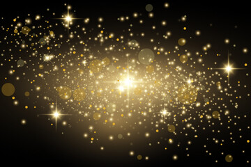 Amazing golden glitter background