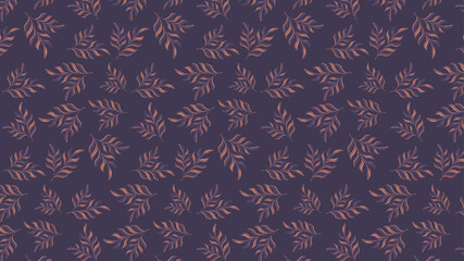 Background Cute Blossom Motifs for Aesthetic Wallpaper