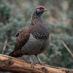 Fototapeta premium tortora dal collare. Storno. Graccho alpino.