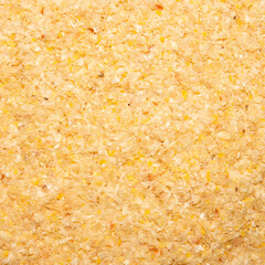 Corn bran is edible.The texture of corn bran.Corn bran background.