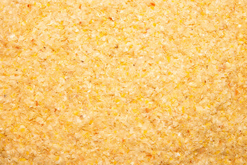 Corn bran is edible.The texture of corn bran.Corn bran background.