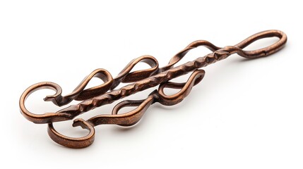 Obraz premium Hairpin isolated on white background