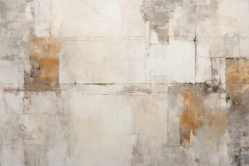 Obraz premium Abstract multicolor painting wtih grunge texture on canvas. Artwork mix brush stroke, splash color and oil, acrylic paint element. Modern contemporary art for wallpaper background 