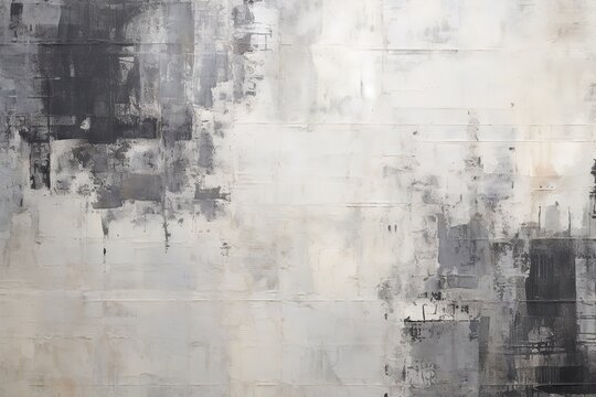 Abstract multicolor painting wtih grunge texture on canvas. Artwork mix brush stroke, splash color and oil, acrylic paint element. Modern contemporary art for wallpaper background
