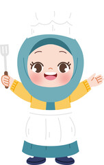 kid chef cartoon character
