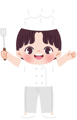 kid chef cartoon character