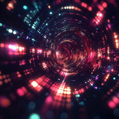 Obraz premium abstract background with glowing lights