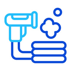 Water Hose duoline icon