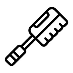 Wash Brush line icon